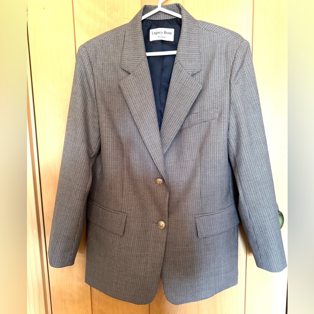 Sanna New York, Checked Herringbone Hanna Blazer